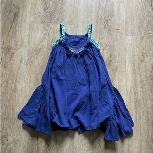 Catimini 3T girls navy blue summer dress